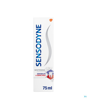 Sensodyne dentifr.sensibilite+gencives whiten.75ml