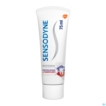 Sensodyne dentifr.sensibilite+gencives whiten.75ml