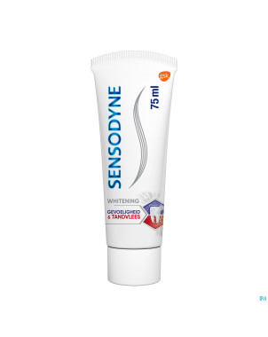 Sensodyne dentifr.sensibilite+gencives whiten.75ml