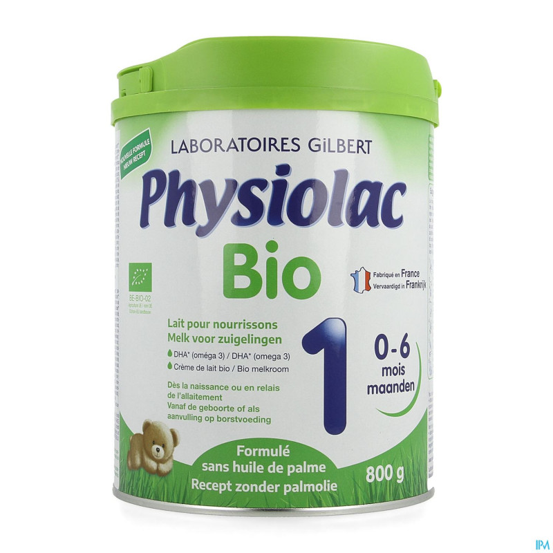Physiolac bio 1 lait pdr nf    800g