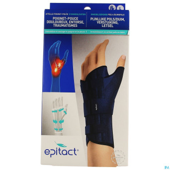 Epitact attelle poignet pouce immobilis. gauche l
