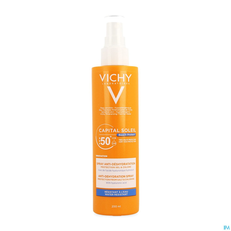Vichy cap.sol.beach prot.spray a/deshyd.ip50 200ml