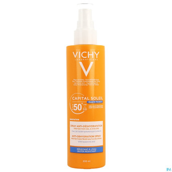 Vichy cap.sol.beach prot.spray a/deshyd.ip50 200ml