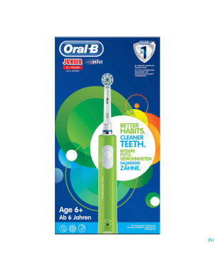 Oral-b brosse dents vitality junior 6+ green