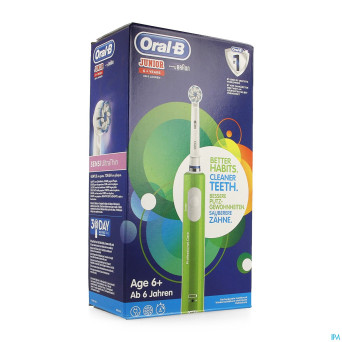 Oral-b brosse dents vitality junior 6+ green
