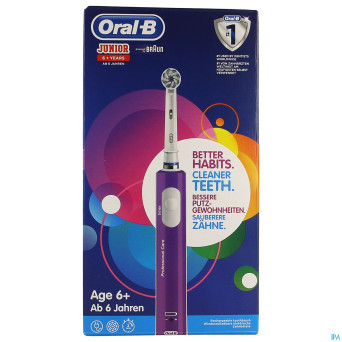 Oral-b brosse dents vitality junior 6+ purple