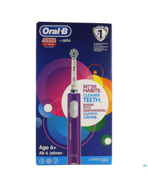Oral-b brosse dents vitality junior 6+ purple