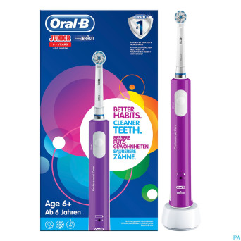 Oral-b brosse dents vitality junior 6+ purple