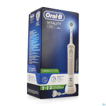 Oral-b brosse dents vitality white + box