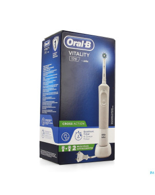 Oral-b brosse dents vitality white + box
