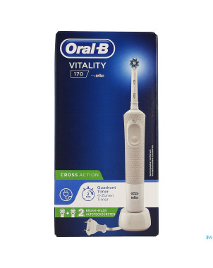 Oral-b brosse dents vitality white + box