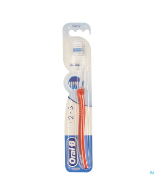 Oral-b brosse dents manuelle classic 1-2-3
