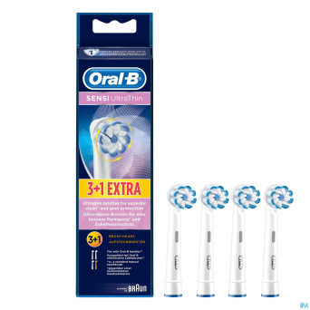 Oral-b refill eb60 sensitive 3+1 ct