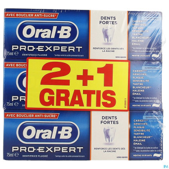 Oral-b pro-expert strong teeth 2+1 promo