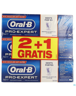 Oral-b pro-expert strong teeth 2+1 promo