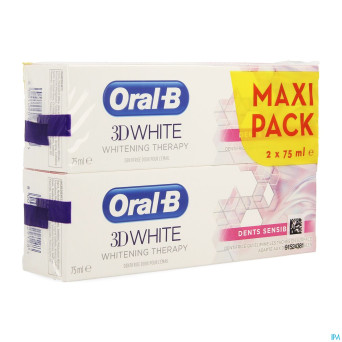 Oral-b 3d white sensitive 2x75ml