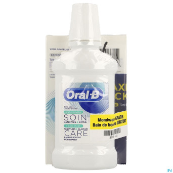 Oral-b tp gum&enam.rep.white 2x75ml+b.bouche 250ml