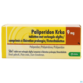 Paliperidon krka 9mg lib. prolongee comp 56 x 9mg
