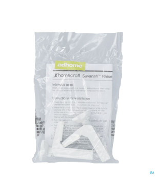 Clips reserverehausseur toilette 2p.