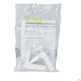 Clips reserverehausseur toilette 2p.