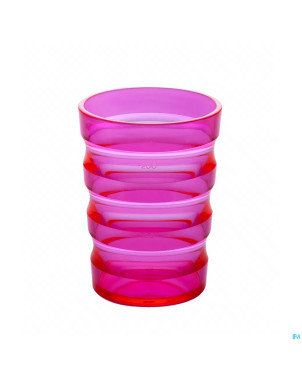 Gobelet rainures 200mlfuschia rose