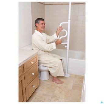 Stander barre verticale transfert double poigne