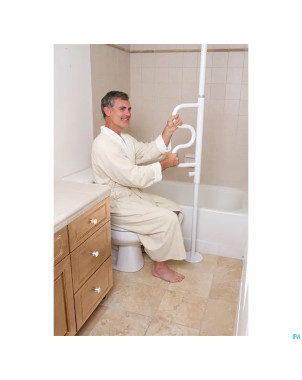 Stander barre verticale transfert double poigne