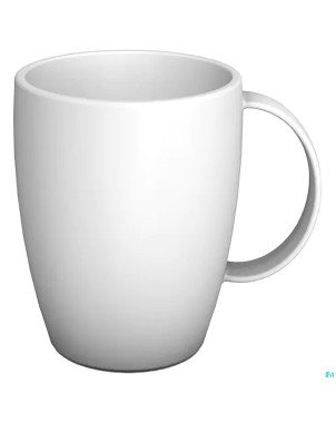 Gobelet tasse arrondi 1 anse 320mlblanc