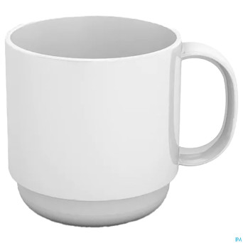 Gobelet 1 anse ornamin henkel 290ml blanc