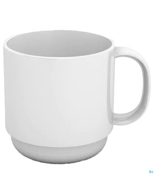 Gobelet 1 anse ornamin henkel 290ml blanc