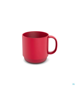 Gobelet 1 anse ornamin henkel 290ml rouge