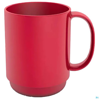 Gobelet 1 anse ornamin henkel 375ml rouge