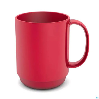 Gobelet 1 anse ornamin henkel 375ml rouge