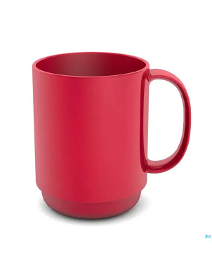 Gobelet 1 anse ornamin henkel 375ml rouge