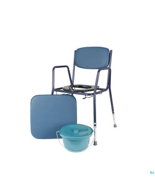 Days chaise percee accoudoirs fixes