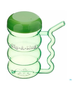 Gobelet enfants+paille dans poignee 384ml