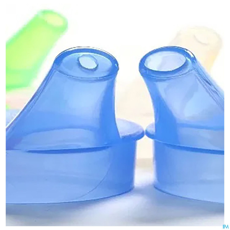 Bec verseur ornamin grande ouverture 13x6mm bleu