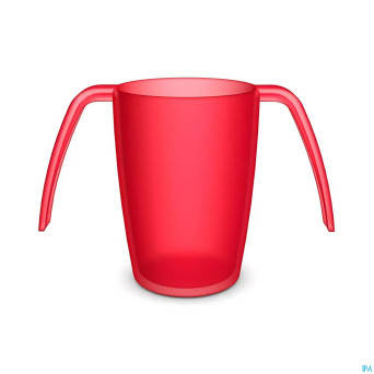 Gobelet 2 anses ornamin ergoplus 250ml rouge