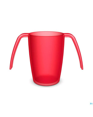 Gobelet 2 anses ornamin ergoplus 250ml rouge