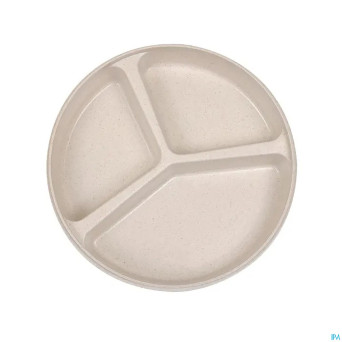 Assiette 3 compartiments + couvercle 20cm