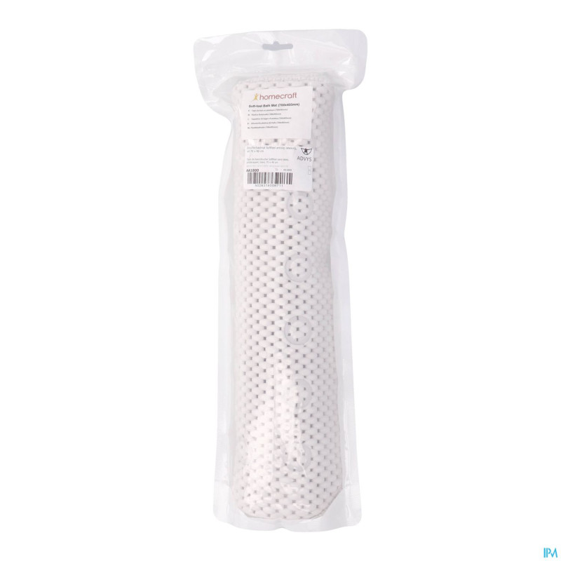 Tapis bain softfeel antiderapant blanc 70x40cm