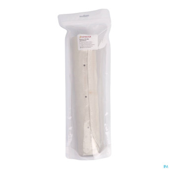 Tapis bain antidera + ventouses blanc 57x355cm