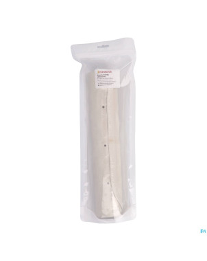 Tapis bain antidera + ventouses blanc 57x355cm