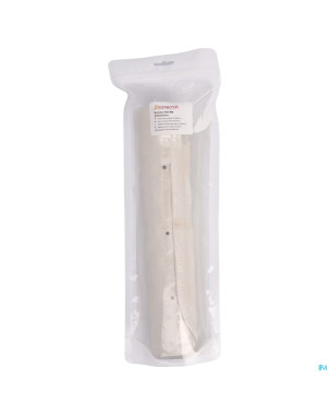 Tapis bain antidera + ventouses blanc 57x355cm