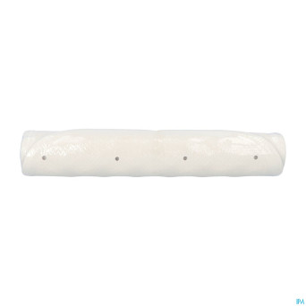Tapis bain antidera + ventouses blanc 57x355cm
