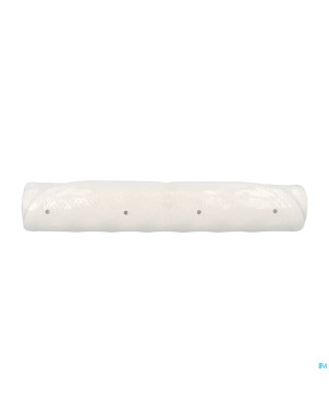 Tapis bain antidera + ventouses blanc 57x355cm