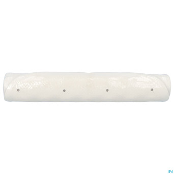 Tapis bain antidera + ventouses blanc 57x355cm