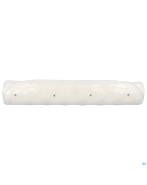 Tapis bain antidera + ventouses blanc 57x355cm