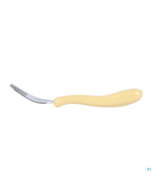 Couverts adaptes caring fourchette ivoir