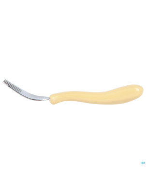 Couverts adaptes caring fourchette ivoir